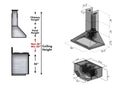 ZLINE Kitchen and Bath, ZLINE 696 Wall Mount Range Hood - Remote Blower, 696-RD-36,