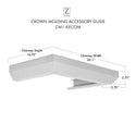 ZLINE Crown Molding #1 For Wall Range Hood (CM1-KECOM) - Rustic Kitchen & Bath - Range Hood Accessories - ZLINE Kitchen and Bath