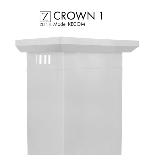 ZLINE Crown Molding Profile 1 for Wall Mount Range Hood (CM1-KECOM)