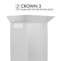 ZLINE Crown Molding #3 For Wall Range Hood (CM3-587/597/KE/KECOM-30/KZ) - Rustic Kitchen & Bath - Range Hood Accessories - ZLINE Kitchen and Bath