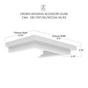 ZLINE Crown Molding #4 For Wall Range Hood (CM4-587/597/KE/KECOM-30/KZ) - Rustic Kitchen & Bath - Range Hood Accessories - ZLINE Kitchen and Bath