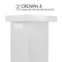 ZLINE Crown Molding #5 For Wall Range Hood (CM5-587/597/KE/KECOM-30/KZ) - Rustic Kitchen & Bath - Range Hood Accessories - ZLINE Kitchen and Bath