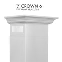 ZLINE Crown Molding #6 For Wall Range Hood (CM6-KB/KL2/KL3) - Rustic Kitchen & Bath - Range Hood Accessories - ZLINE Kitchen and Bath