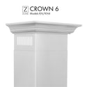 ZLINE Crown Molding Profile 6 for Wall Mount Range Hood (CM6-KN/KN4) - Rustic Kitchen & Bath - Crown Molding - ZLINE Kitchen and Bath