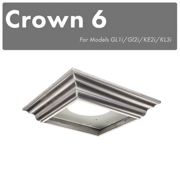 ZLINE Crown Molding Profile 6 for Wall Mount Range Hoods (CM6-GL1i/GL2i/KE2i/KL3i) - Rustic Kitchen & Bath - Range Hood Accessories - ZLINE Kitchen and Bath