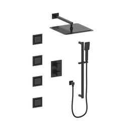 ZLINE Crystal Bay Thermostatic Shower System with Body Jets, color options available (CBY-SHS-T3) - Rustic Kitchen & Bath - Shower Systems - Rustic Kitchen & Bath