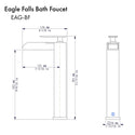 ZLINE Kitchen and Bath, ZLINE Eagle Falls Bath Faucet (EAG-BF), EAG-BF-BN,