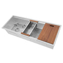 ZLINE Garmisch 45 Inch Undermount Single Bowl Sink with Accessories (SLS) - Rustic Kitchen & Bath - Sinks - Rustic Kitchen & Bath