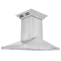 ZLINE Island Mount Range Hood in Stainless Steel with Built-in CrownSoundª Bluetooth Speakers (GL1iCRN-BT) - Rustic Kitchen & Bath - Range Hoods - ZLINE Kitchen and Bath