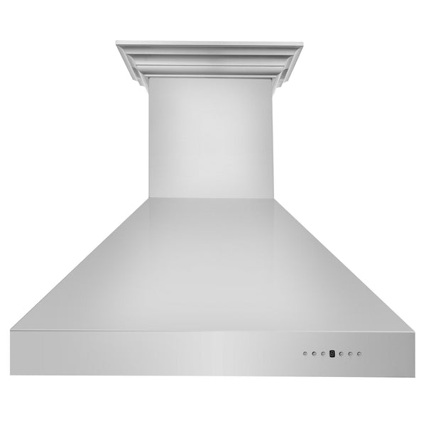 ZLINE Professional Wall Mount Range Hood in Stainless Steel with Built-in CrownSound Bluetooth Speakers (667CRN-BT) - Rustic Kitchen & Bath - ZLINE Kitchen and Bath