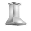 ZLINE Kitchen and Bath, ZLINE Professional Wall Mount Range Hood in Stainless Steel with Crown Molding (587), 587CRN-30,