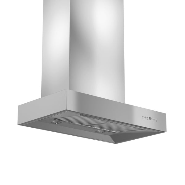 ZLINE Kitchen and Bath, ZLINE Remote Blower Wall Mount Range Hood In Stainless Steel (KECOM-RS-400), KECOM-RS-36-400,