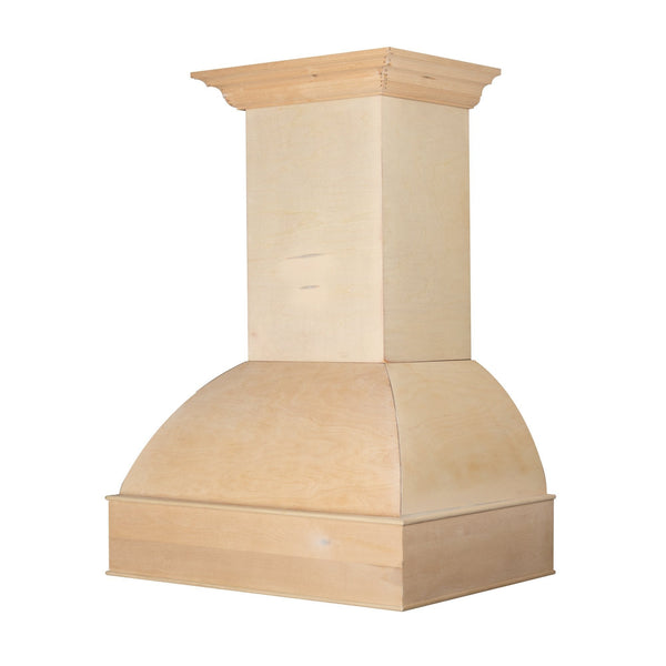 ZLINE Kitchen and Bath, ZLINE Unfinished Wooden Wall Mount Range Hood - Includes Motor (369UF), 369UF-30,