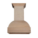 ZLINE Kitchen and Bath, ZLINE Unfinished Wooden Wall Mount Range Hood - Includes Remote Blower (369UF), 369UF-RD-30,