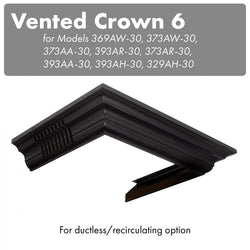 ZLINE Vented Crown Molding Profile 6 For Wall Mount Range Hood (CM6V-300A) - Rustic Kitchen & Bath - Range Hood Accessories - ZLINE Kitchen and Bath