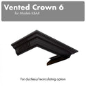 ZLINE Vented Crown Molding Profile 6 for Wall Mount Range Hood (CM6V-KBAR) - Rustic Kitchen & Bath - Range Hood Accessories - ZLINE Kitchen and Bath