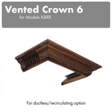 ZLINE Vented Crown Molding Profile 6 for Wall Mount Range Hood (CM6V-KBRR) - Rustic Kitchen & Bath - Range Hood Accessories - ZLINE Kitchen and Bath