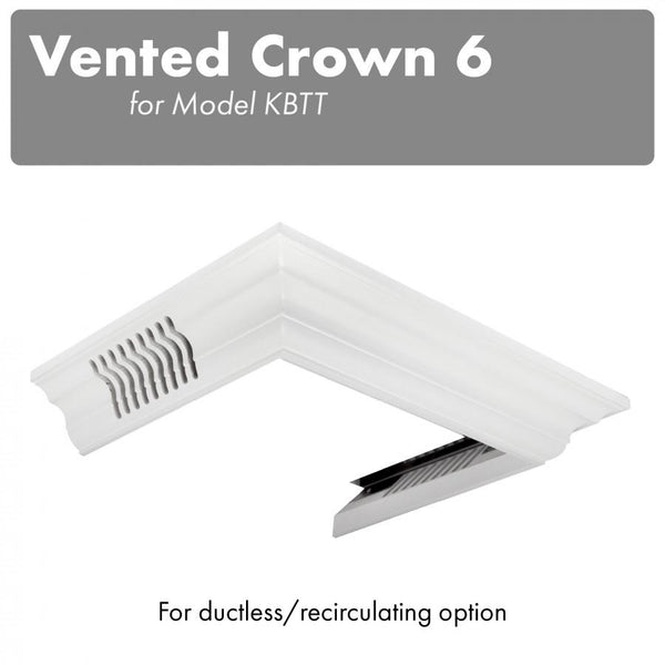 ZLINE Vented Crown Molding Profile 6 for Wall Mount Range Hood (CM6V-KBTT) - Rustic Kitchen & Bath - Range Hood Accessories - ZLINE Kitchen and Bath