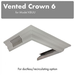 ZLINE Vented Crown Molding Profile 6 for Wall Mount Range Hood (CM6V-KBUU) - Rustic Kitchen & Bath - Range Hood Accessories - ZLINE Kitchen and Bath