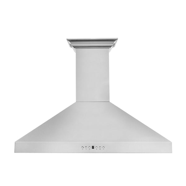 ZLINE Wall Mount Range Hood In Stainless Steel With Built-In CrownSound Bluetooth Speakers (KL3CRN-BT) - Rustic Kitchen & Bath - Ranges Hoods - ZLINE Kitchen and Bath