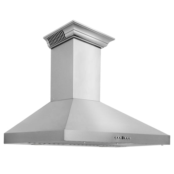 ZLINE Wall Mount Range Hood In Stainless Steel With Built-In CrownSound Bluetooth Speakers (KL3CRN-BT) - Rustic Kitchen & Bath - Ranges Hoods - ZLINE Kitchen and Bath