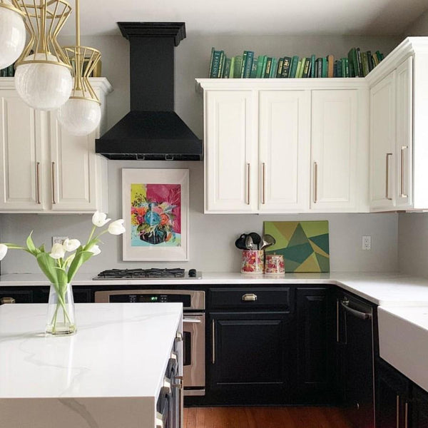 ZLINE Kitchen and Bath, ZLINE Wooden Wall Mount Range Hood in Black - Includes Remote Motor (KBCC), KBCC-RD-30,