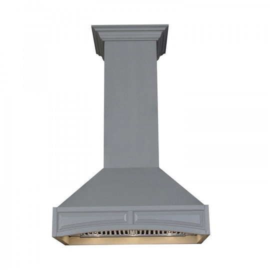 ZLINE Wooden Wall Mount Range Hood in Gray (321UU)