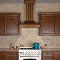 ZLINE Kitchen and Bath, ZLINE Wooden Wall Mount Range Hood In Rustic Light Finish - Includes Motor (KPLL), KPLL-30,