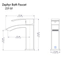ZLINE Zephyr Bath Faucet (ZEP-BF) - Rustic Kitchen & Bath - Faucets - ZLINE Kitchen and Bath